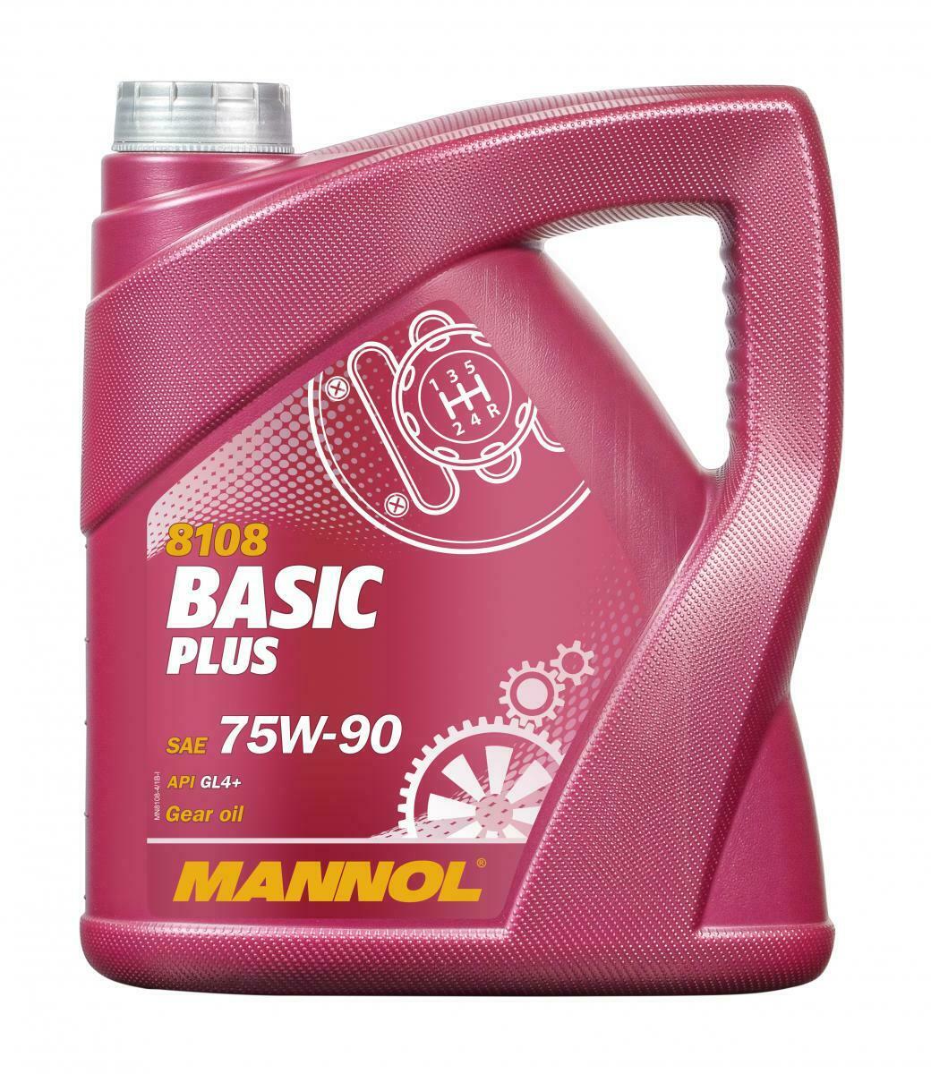 4 Liter MANNOL Basic Plus 75W-90 API GL 4+ Getriebeöl 75W90 Öl