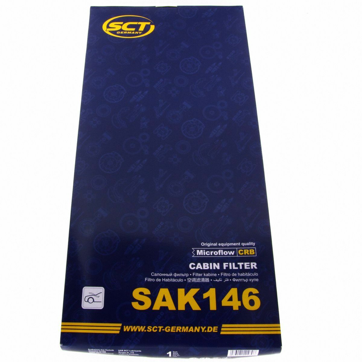 SCT Innenraumfilter mit Aktivkohle SAK 146 Luft Filter passend für BMW Land Rover