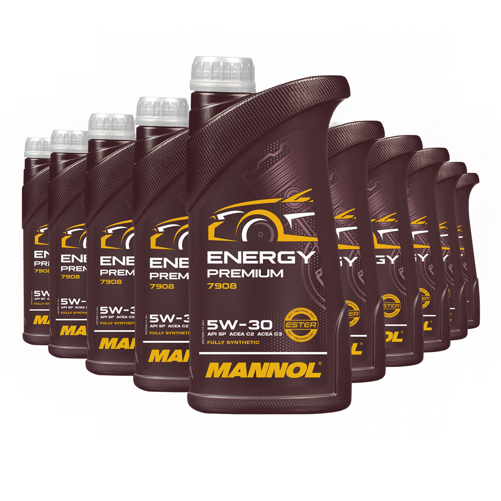 10 Liter (10x1) MANNOL Energy Premium 7908 5W-30 Motoröl API SP