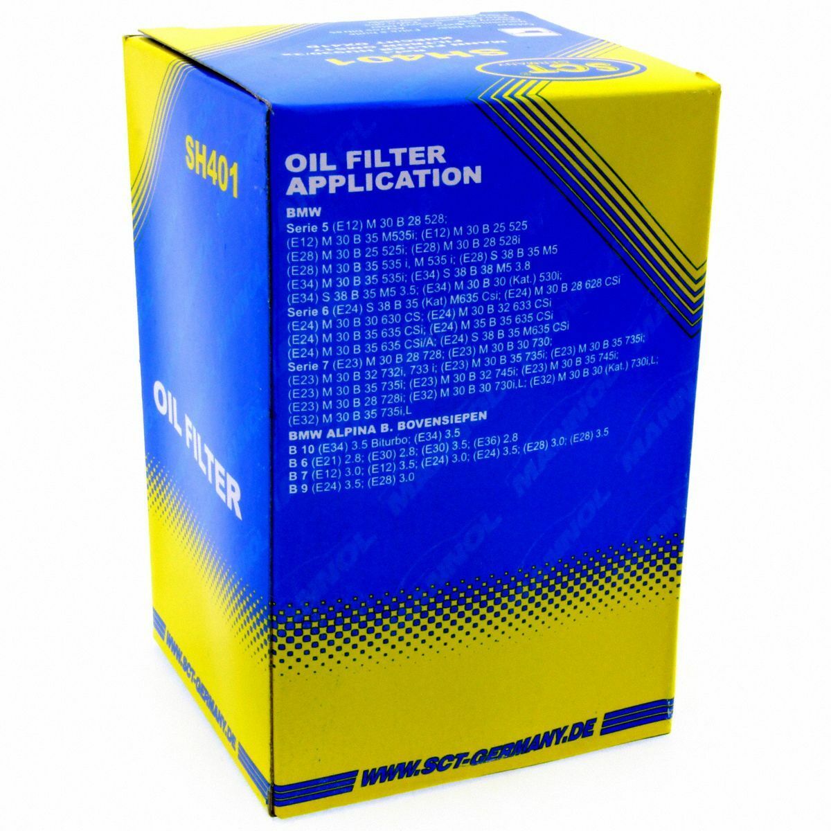 SCT Ölfilter SH 401 Filter Motorfilter Patronenfilter Alpina passend für BMW