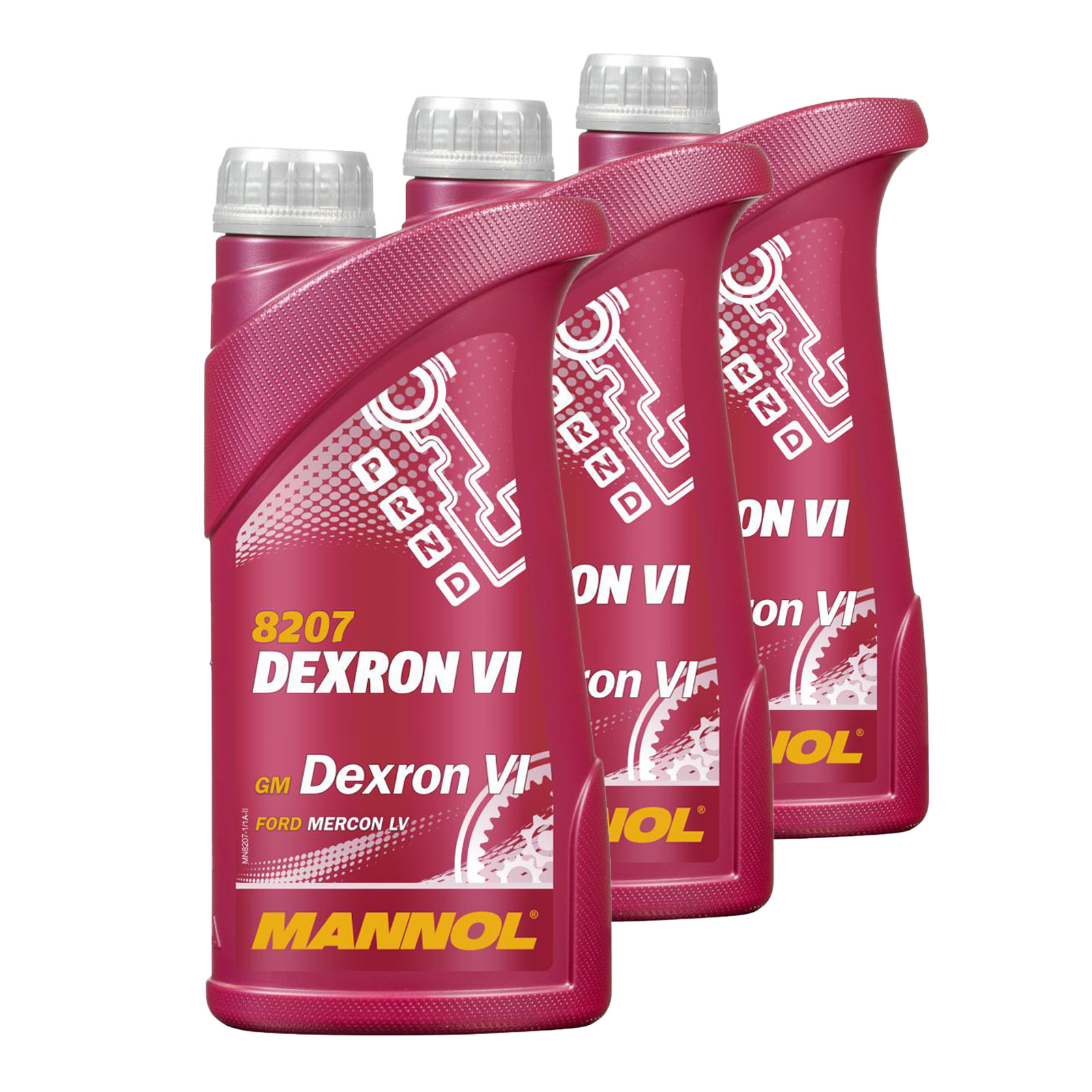 3 Liter (3x1) MANNOL Dexron VI Getriebeöl Automatikgetriebe Öl 4036021101057