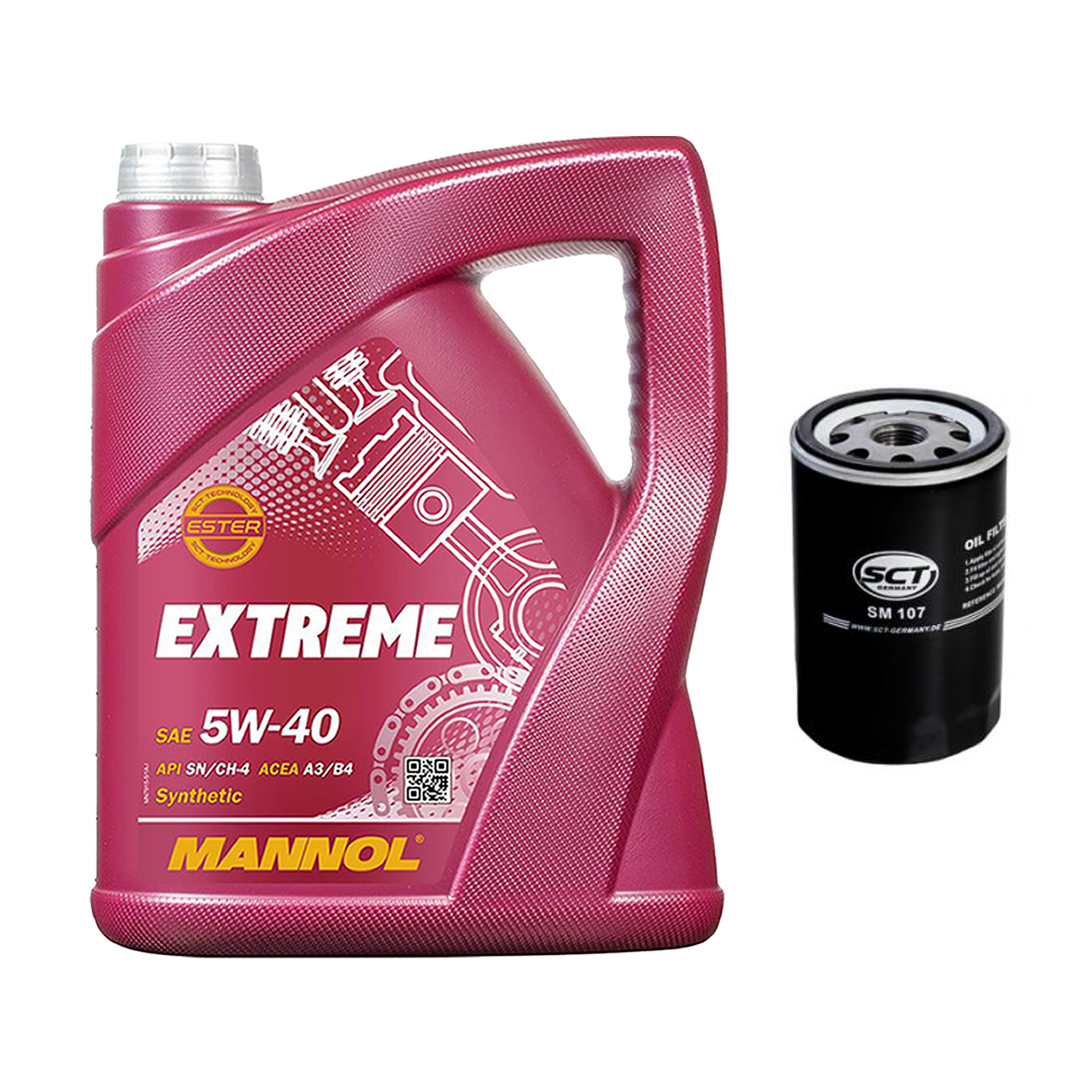 Inspektionskit MANNOL Extreme 5W-40 für Vw Transporter Iv Bus 2.0