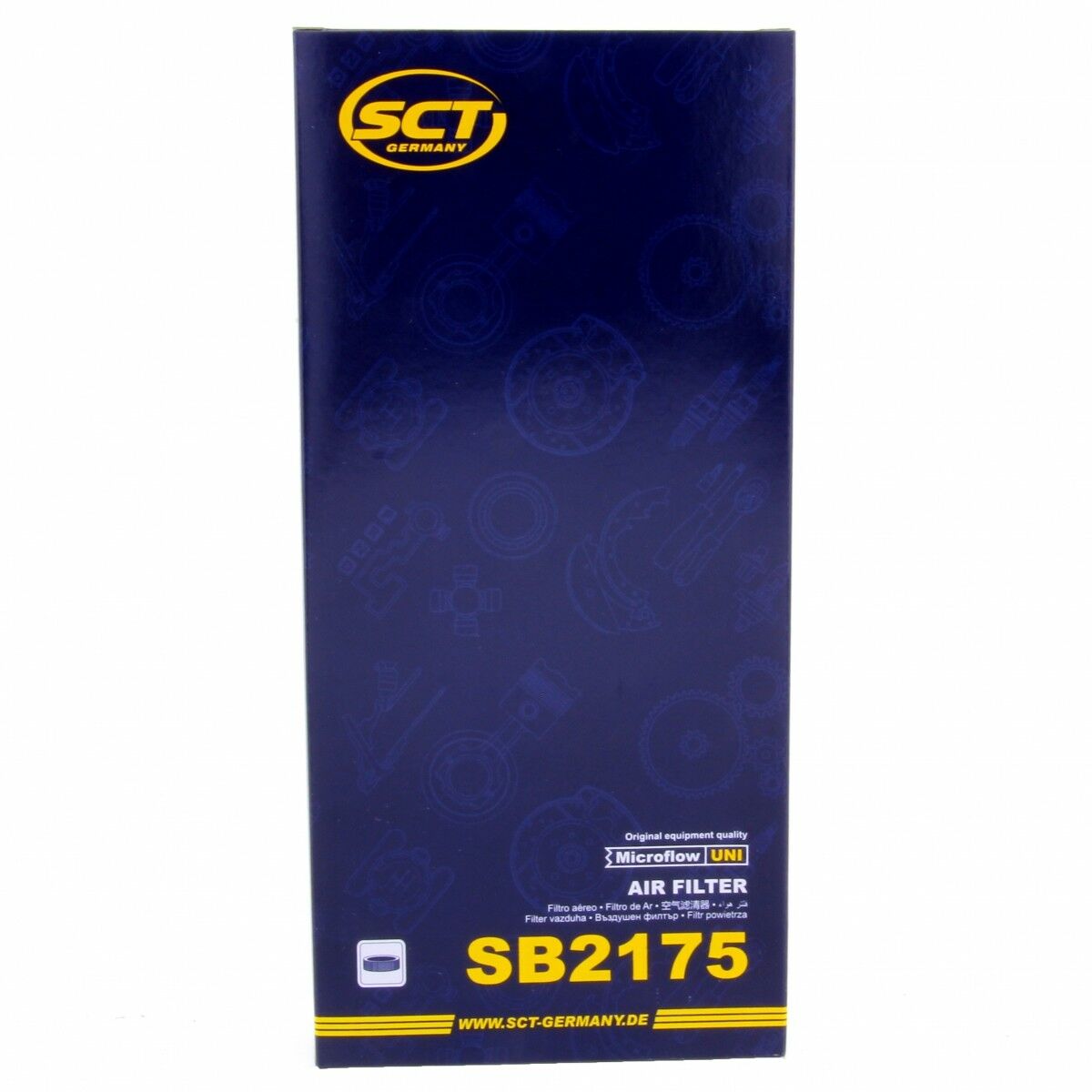 SCT Luftfilter Fahrzeugfilter SB2175 Motorfilter passend für Citroën Daihatsu Peugeot Subaru Toyota