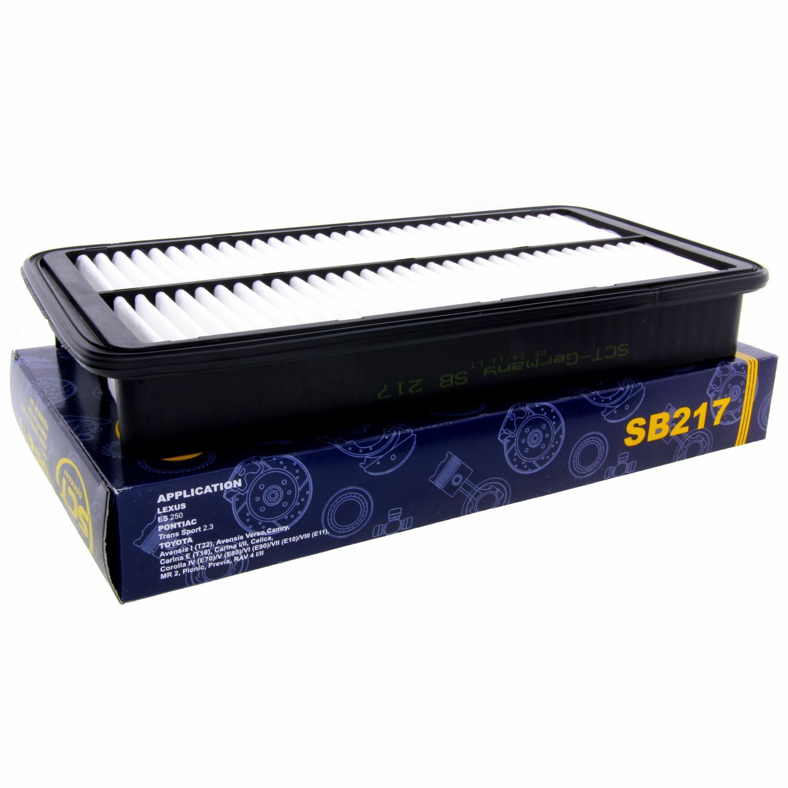 SCT Luftfilter Fahrzeugfilter SB217 Motorfilter Servicefilter Ersatzfilter passend für Toyota