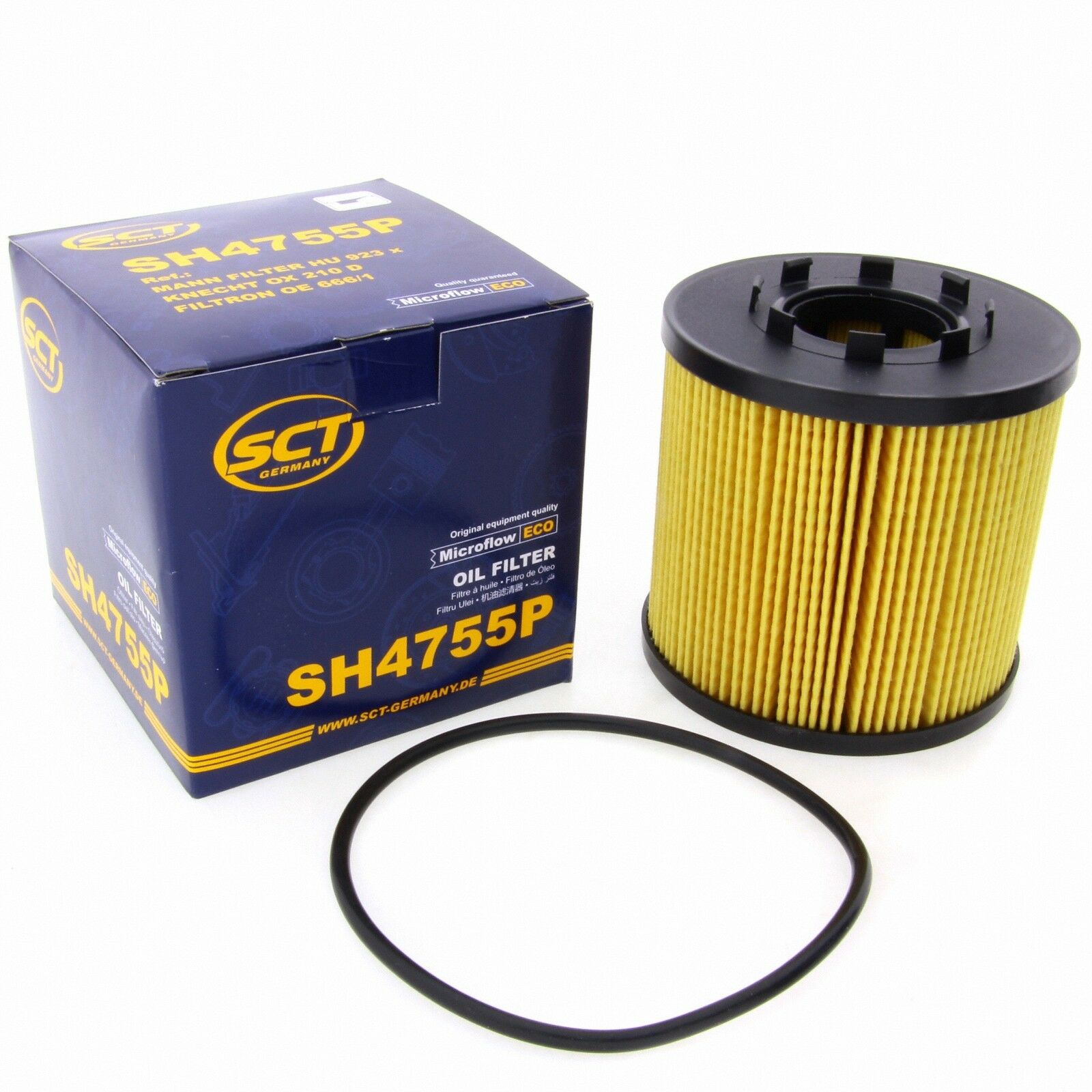 SCT Ölfilter SH4755P Filter Servicefilter Patronenfilter passend für Nissan Opel Renault