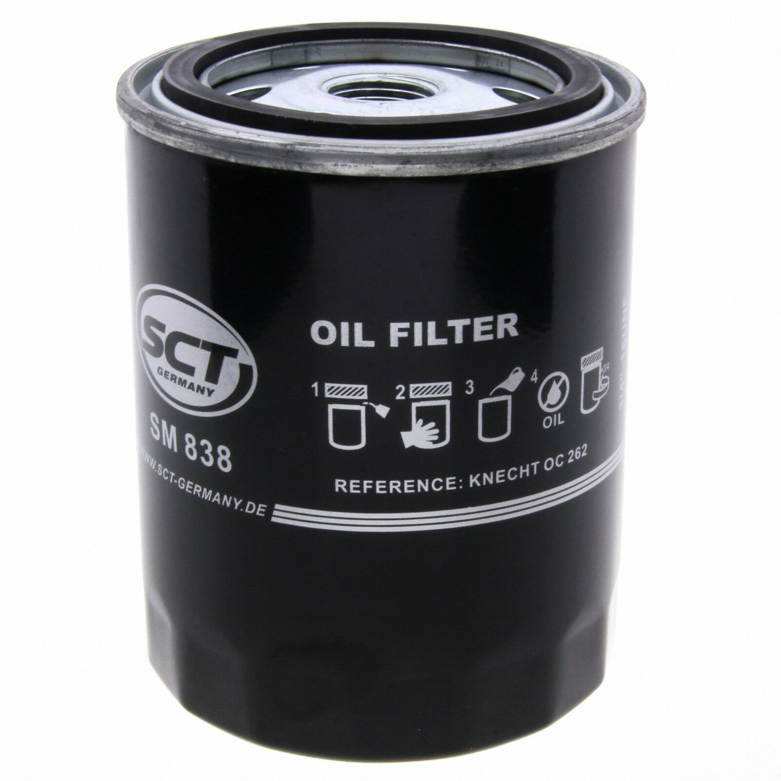 SCT Ölfilter SM838 Filter Motorfilter Servicefilter Anschraubfilter passend für Seat VW