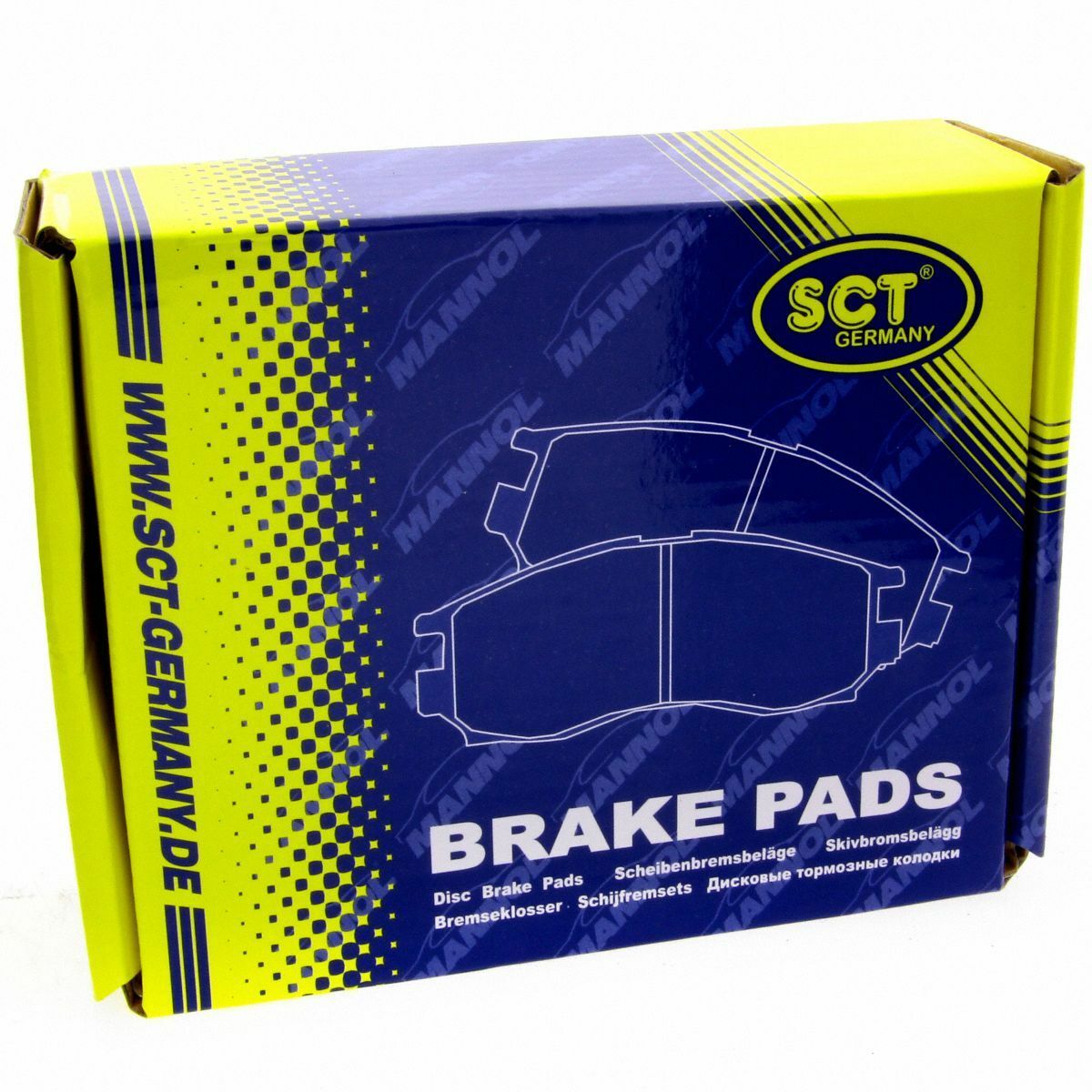 SCT Bremsbeläge SP 116 PR Bremsklötze Bremsbelagsatz vorne passend für Seat VW