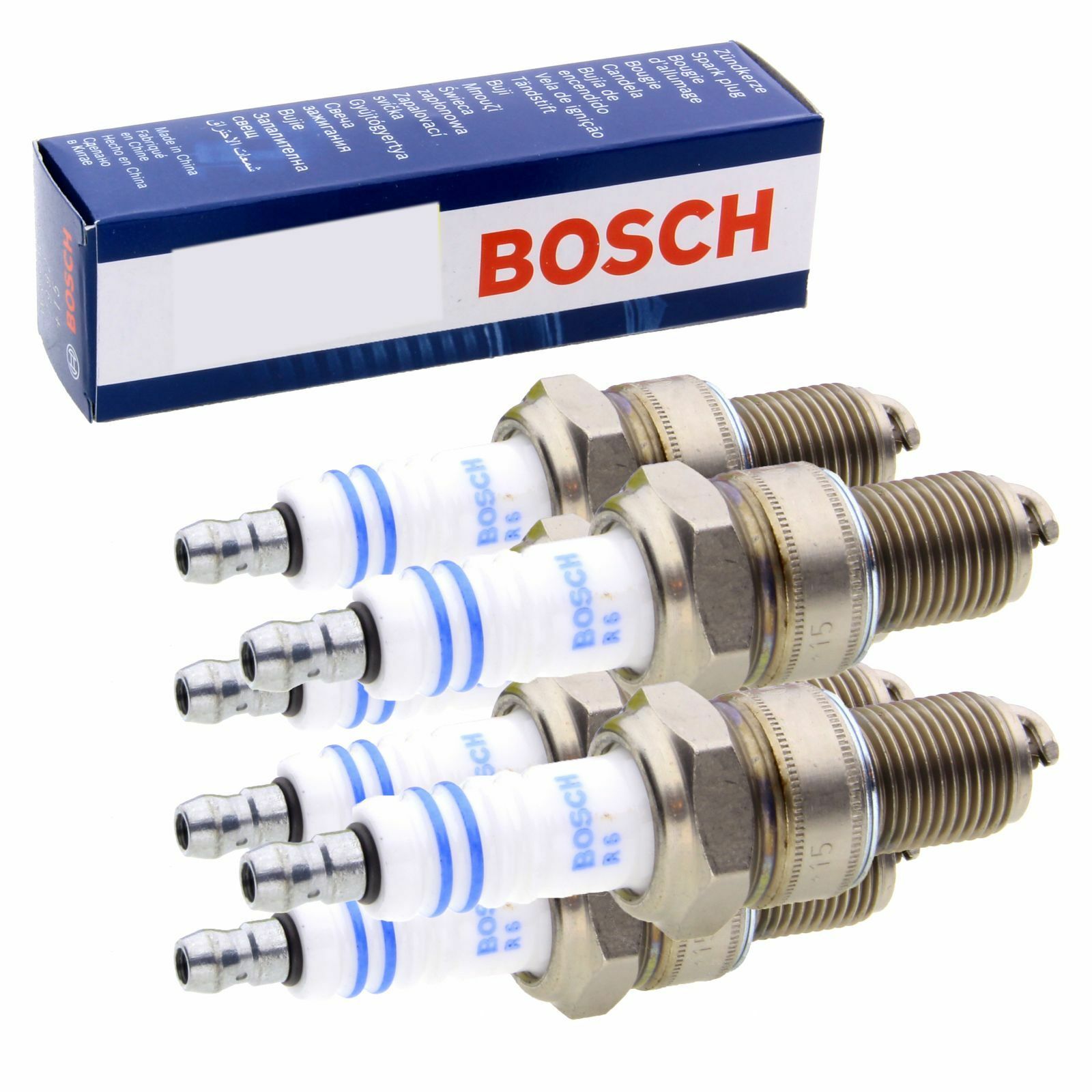 6x Bosch 0242235668 Zündkerze Audi BMW Fiat Lexus Opel Porsche Renault Skoda VW