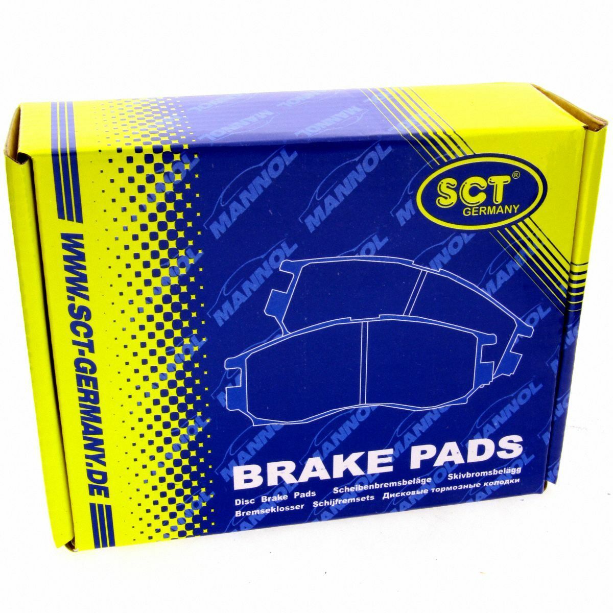 SCT Bremsbeläge SP 105 PR Bremsklötze Bremsbelagsatz vorne Opel