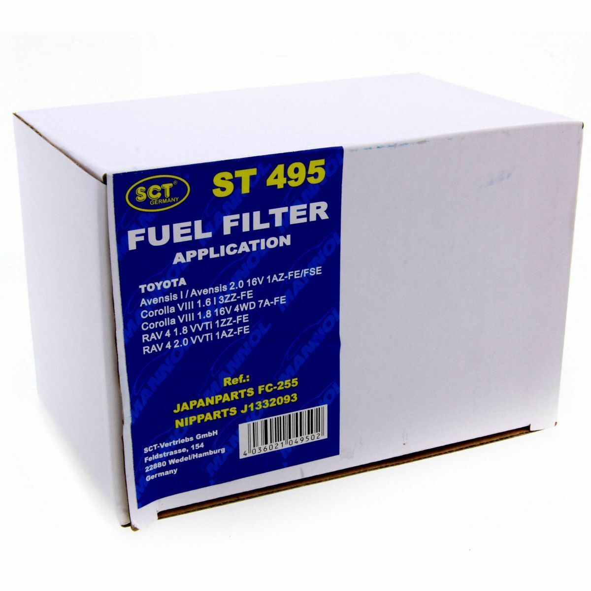 SCT Kraftstofffilter Fahrzeugfilter ST 495 Motorfilter Benzinfilter passend für Toyota