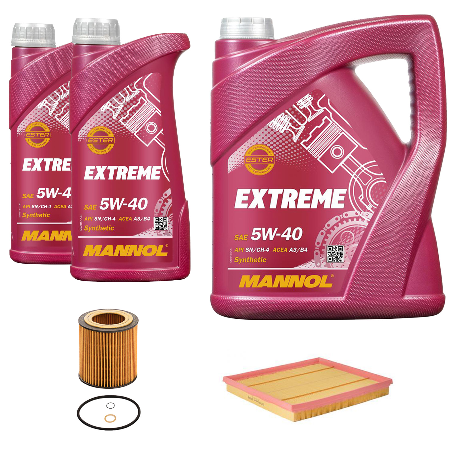 Inspektionskit passend für BMW X6 E71, E72 5 Gran Turismo F07 F10, F18 Touring F11 MANNOL