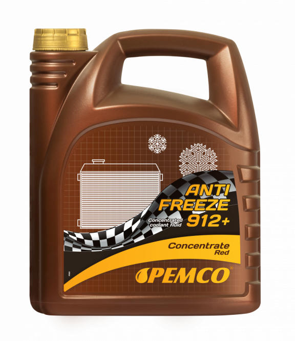5 Liter PEMCO ANTIFREEZE 912+ Kühlerfrostschutz Konzentrat rot PM0912C