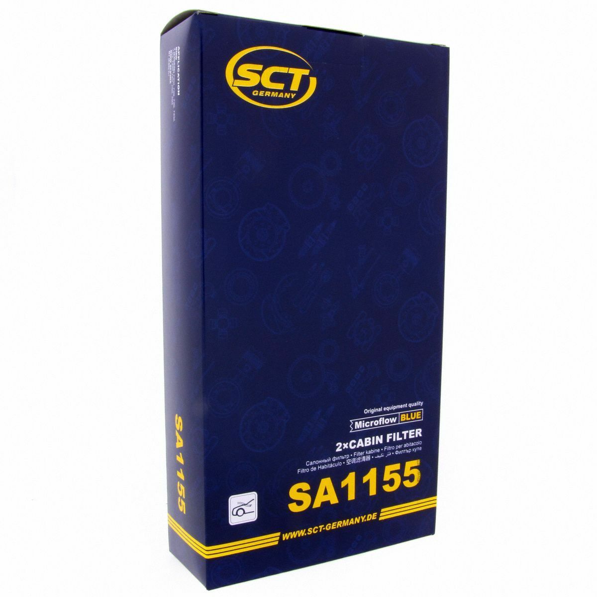 SCT Innenraumfilter Luftfilter SA 1155 Pollenfilter Luft Filter passend für BMW 7er