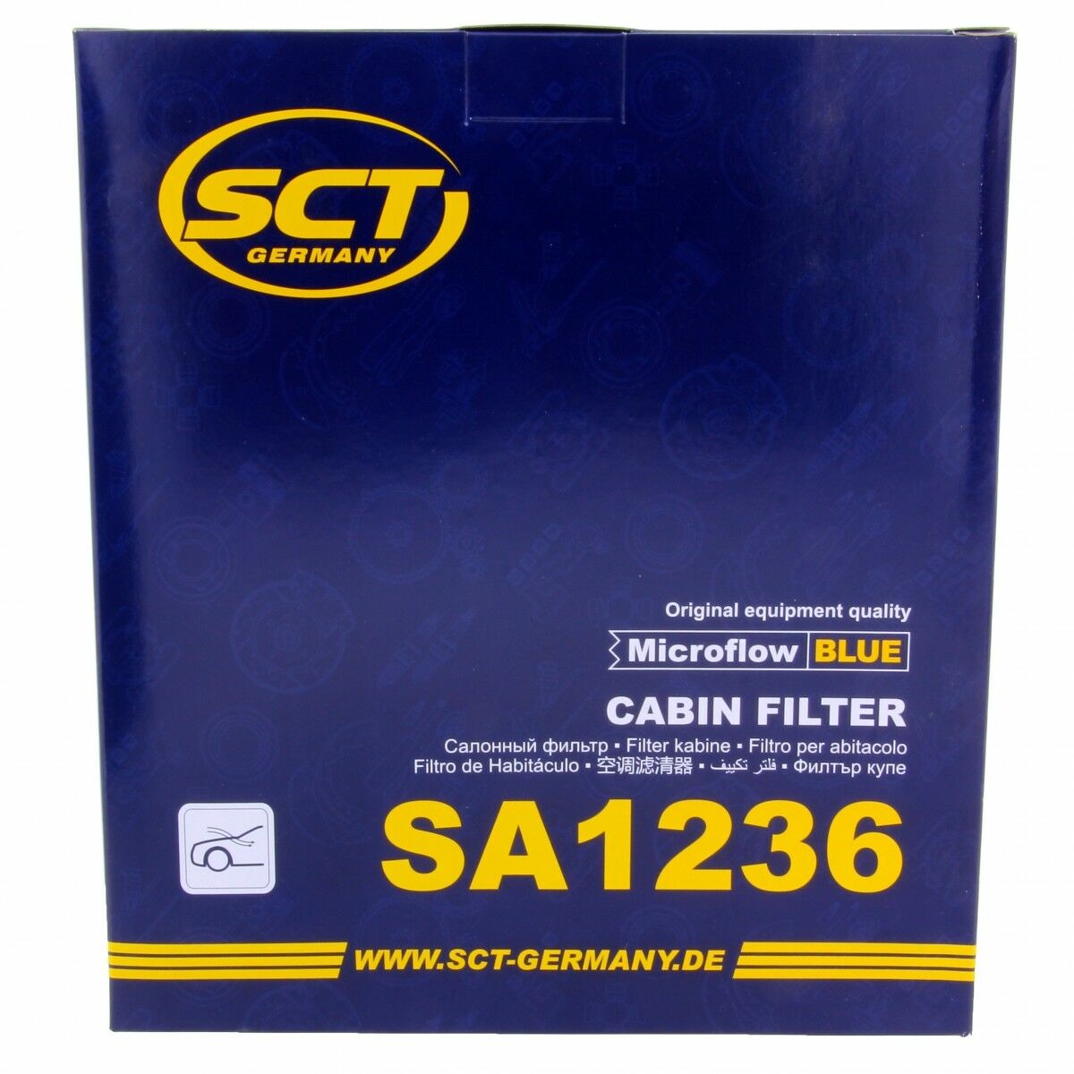 SCT Innenraumfilter Luftfilter SA1236 Pollenfilter Luft Filter Hyundai