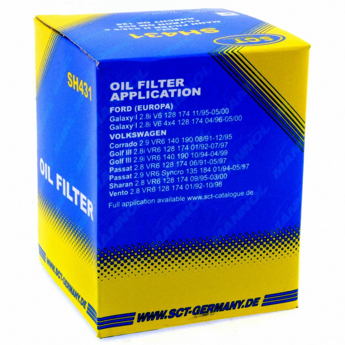 SCT Ölfilter SH 431 Filter Servicefilter Patronenfilter Ford Galaxy VW
