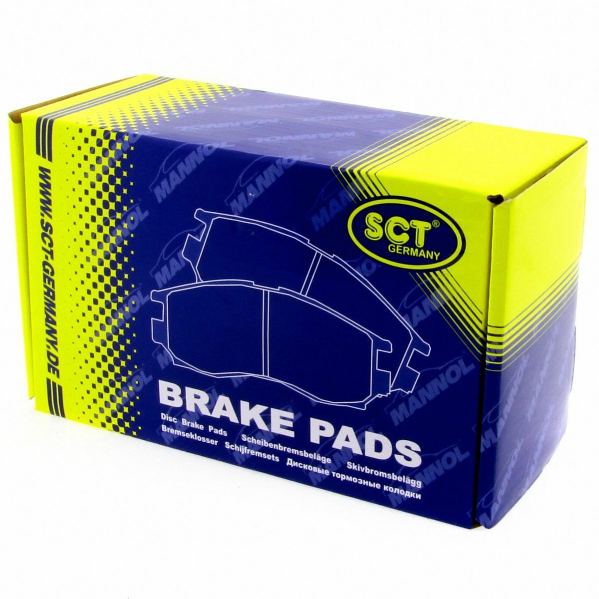 *** SCT Bremsbeläge SP287PR Bremsklötze Bremsbelagsatz Bremsen vorne passend für Opel