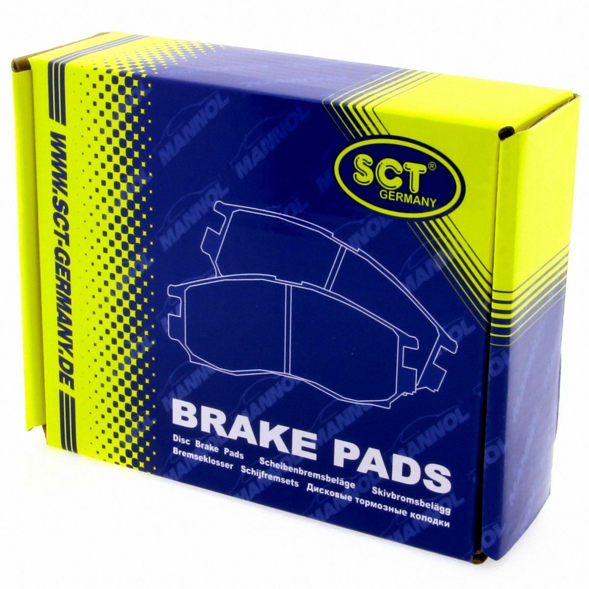 SCT Bremsbeläge SP197PR Bremsklötze Bremsbelagsatz Bremsen hinten passend für Ford Mazda