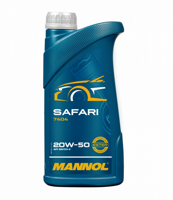 5 Liter (5x1) MANNOL 7404 SAFARI 20W-50 Youngtimer Oldtimer Motoröl API SN/CH-4