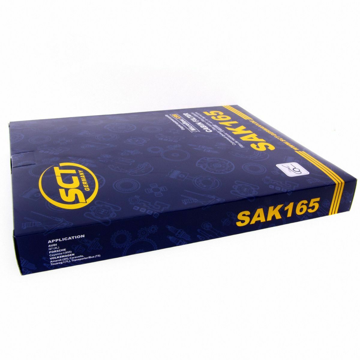 SCT Innenraumfilter mit Aktivkohle SAK 165 Luft Filter passend für Porsche VW Audi
