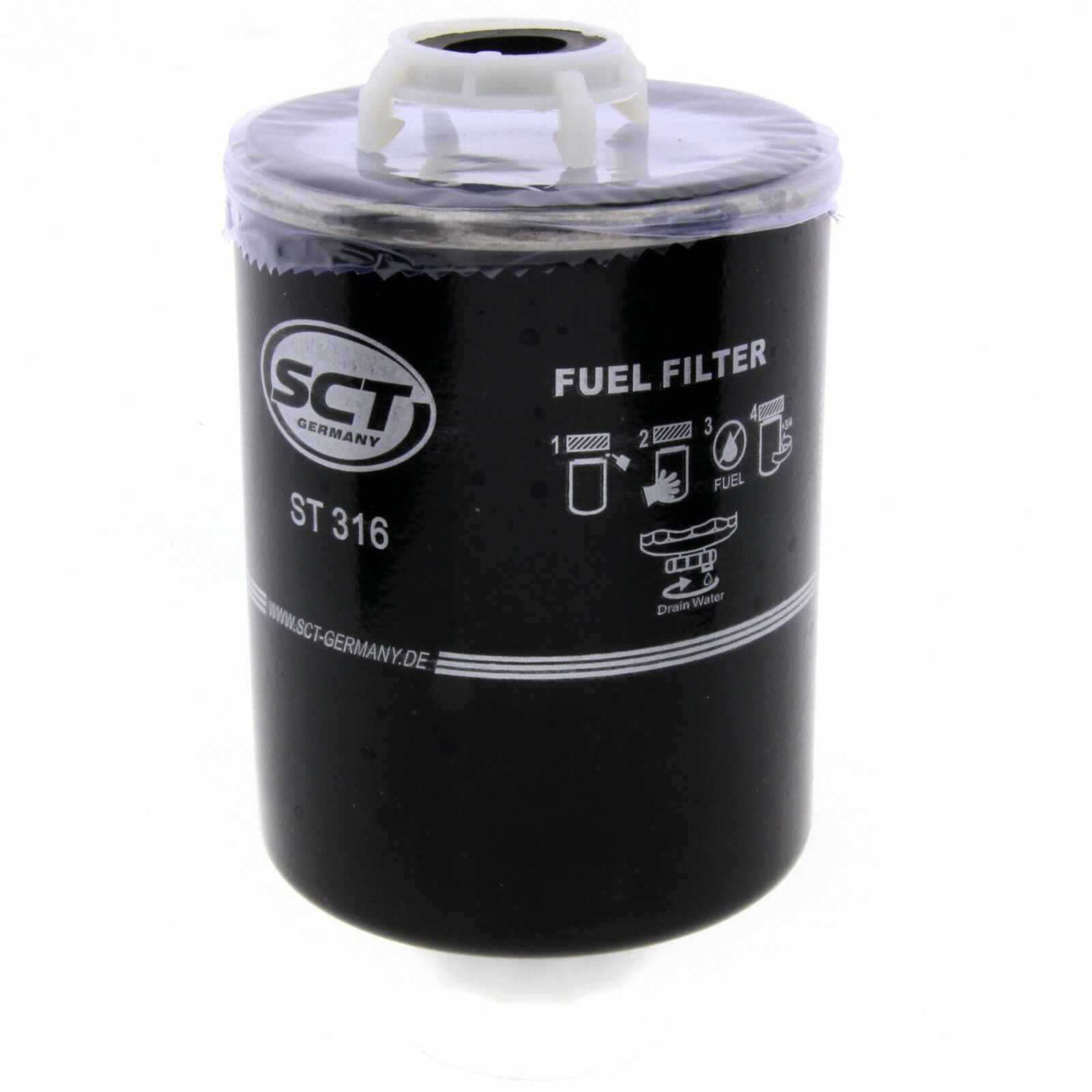 SCT Kraftstofffilter ST 316 Motorfilter Benzinfilter passend für BMW Citroen Fiat Volvo Peugeot