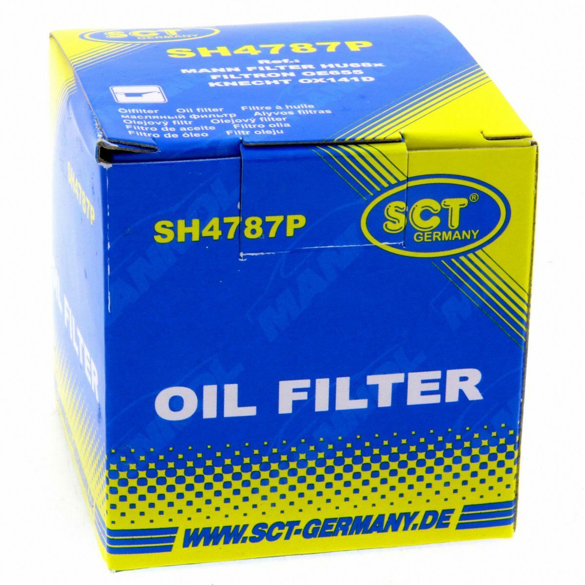 SCT Ölfilter SH4787P Filter Motorfilter Servicefilter Patronenfilter passend für Smart