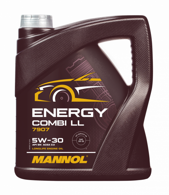 16 Liter (4x4) MANNOL Energy Combi LL 5W-30 API SN Motoröl 5W30 4036021401300