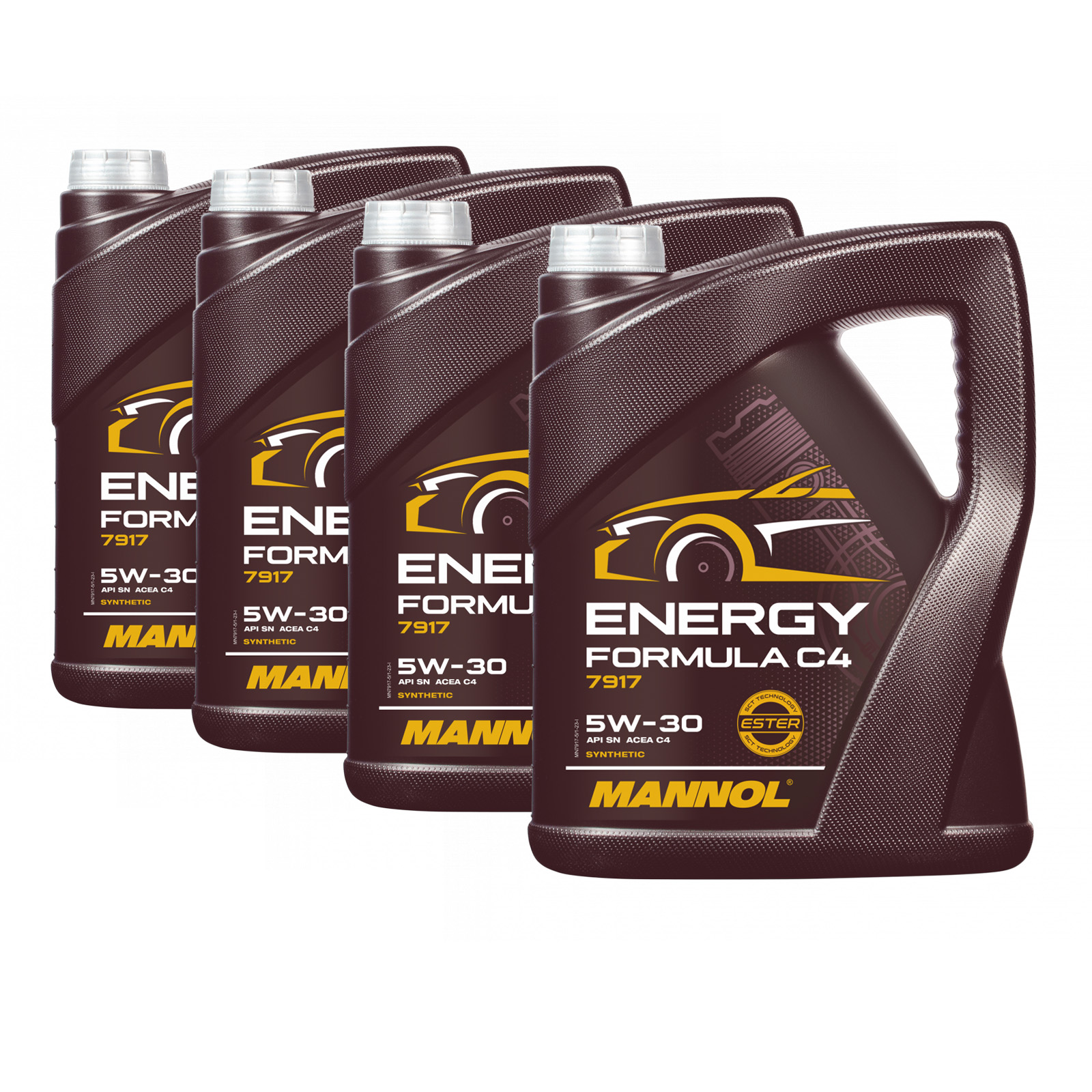 20 Liter (4x5) MANNOL Energy Formula C4 5W-30 7917 API SN ACEA C4