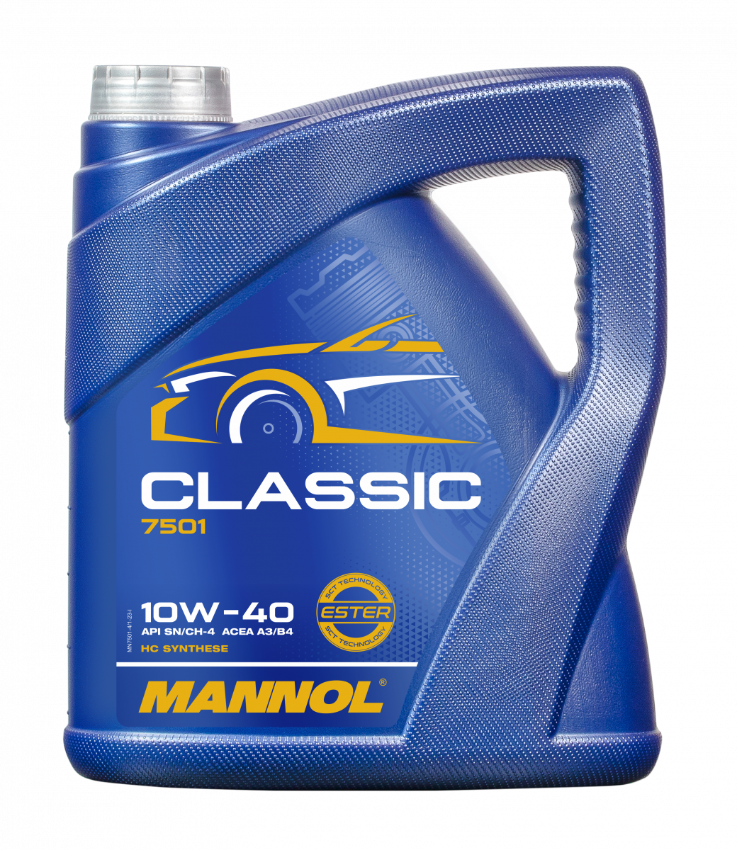 16 Liter (4x4) MANNOL Classic 10W-40 API SN/CH-4 Motoröl 10W40 4036021404202