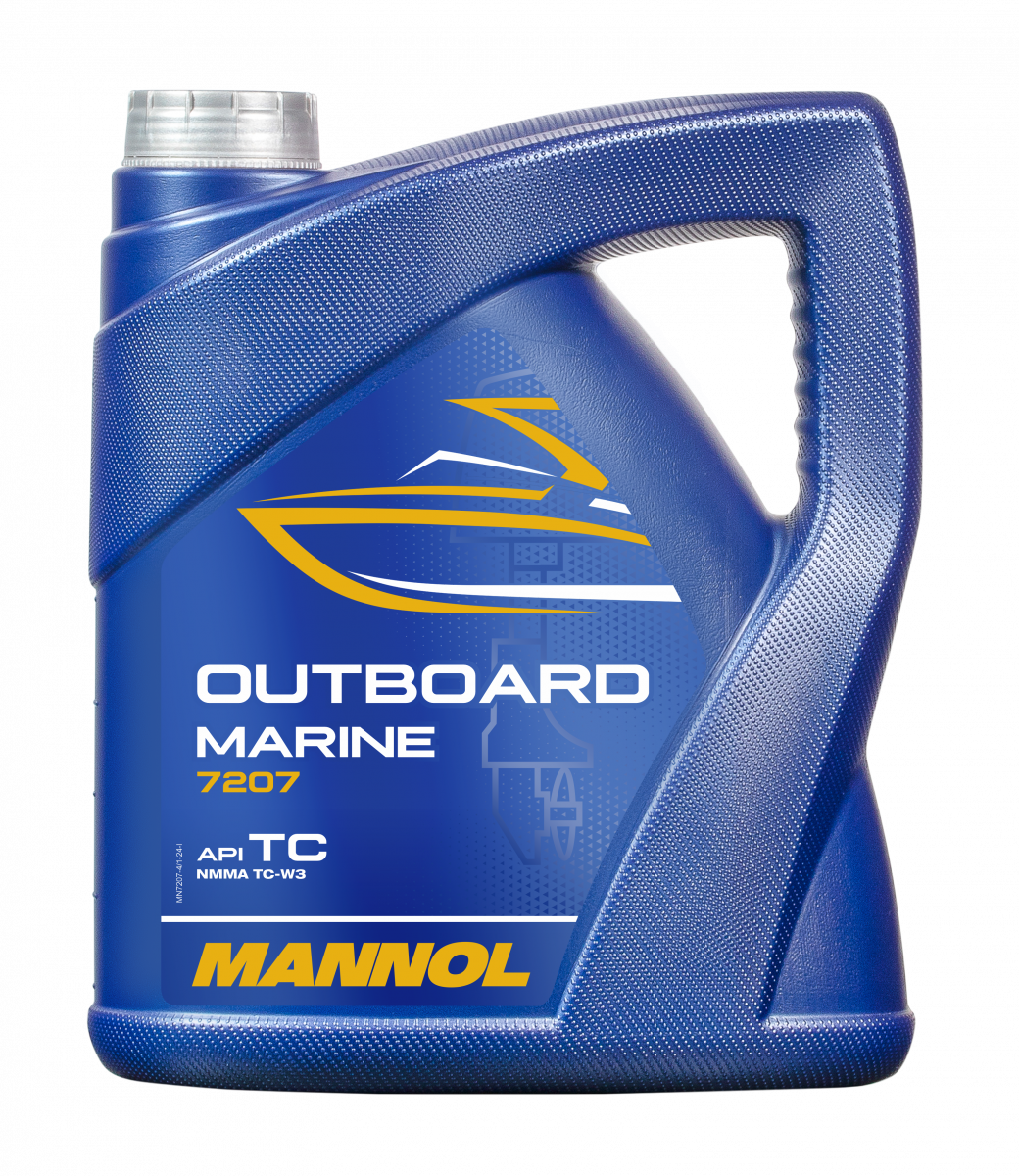 4 Liter MANNOL 7207 Outboard NMMA TC-W3 Marine 2-Takt Außenborderöl API TC