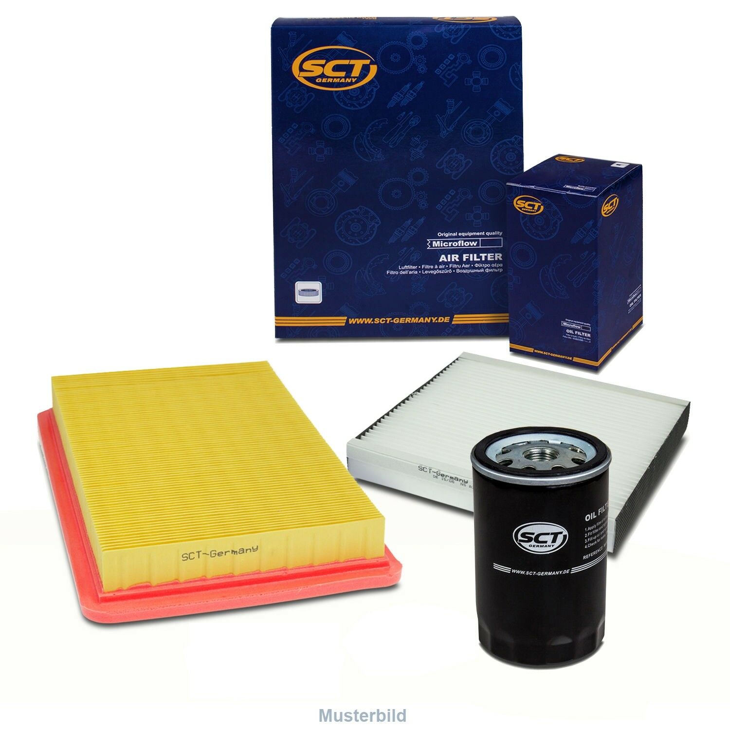 Inspektionskit passend für Renault Grand ScÉnic II 2.0 16v Turbo Jm0w Set1