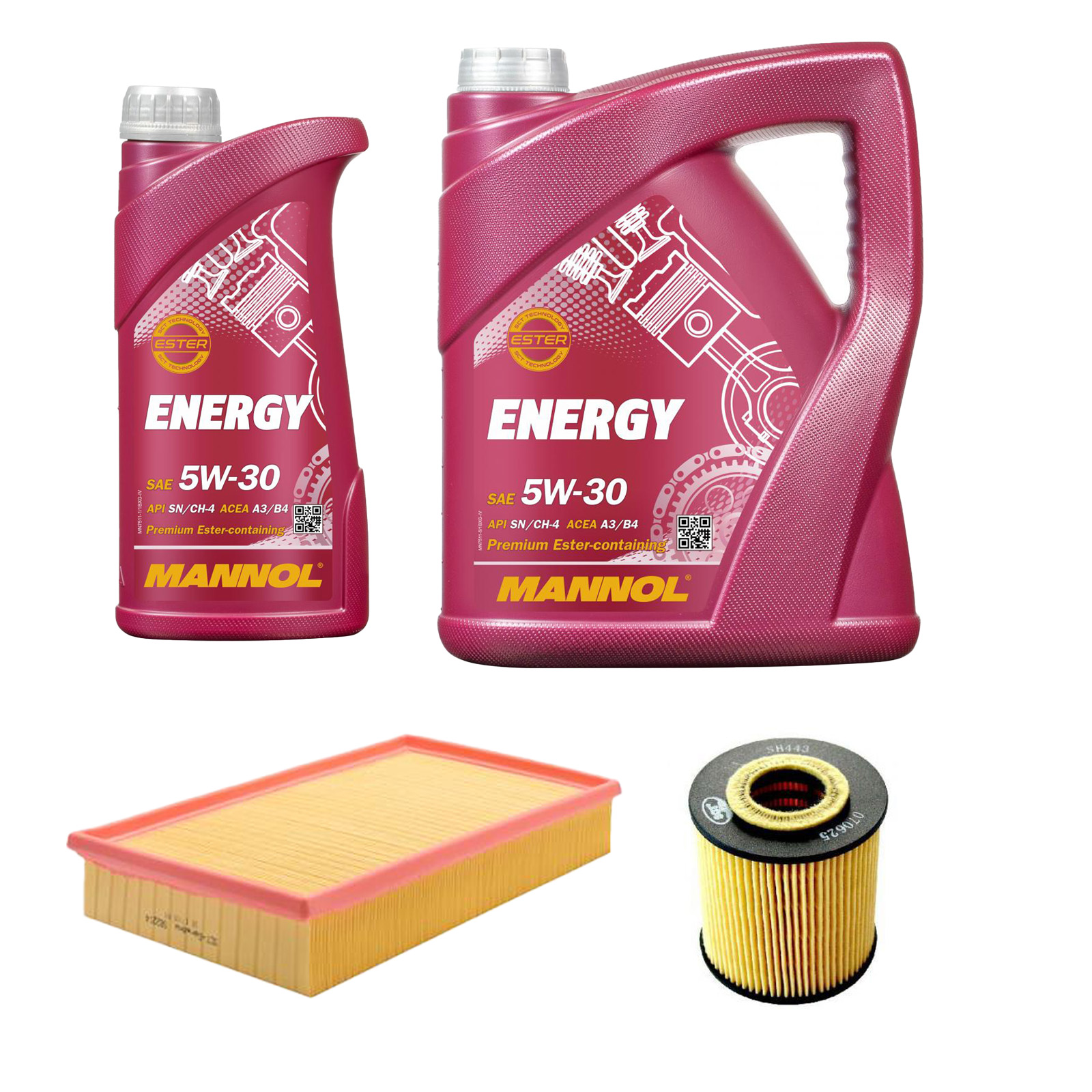 Inspektionskit Ölfilter Luftfilter Motoröl VOLVO S80 V70 XC Mk II SW S60 MANNOL