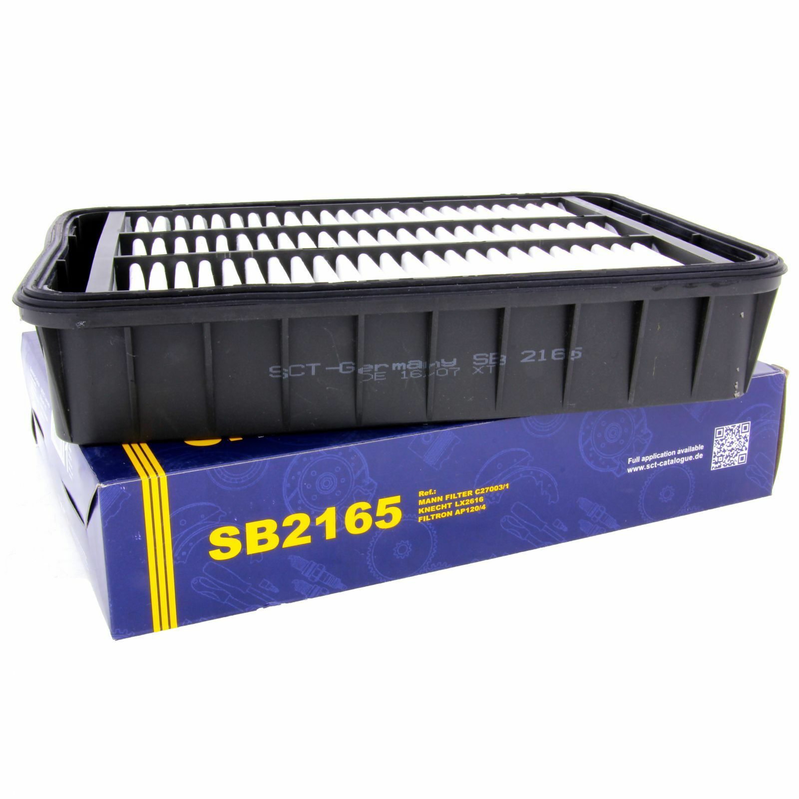 SCT Luftfilter SB2165 Motorfilter Servicefilter Ersatzfilter passend für Citroen Mitsubishi Peugeut