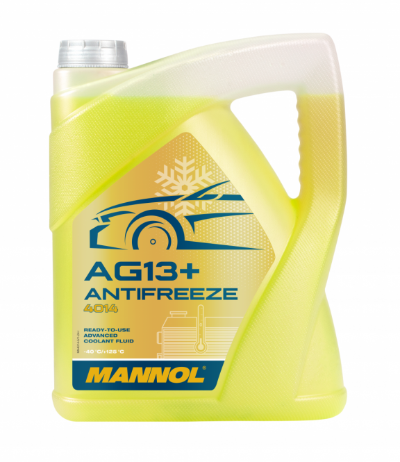 5 Liter MANNOL AG13+ Kühlflüssigkeit Antifreeze Fertiggemisch -40°C gelb G13+