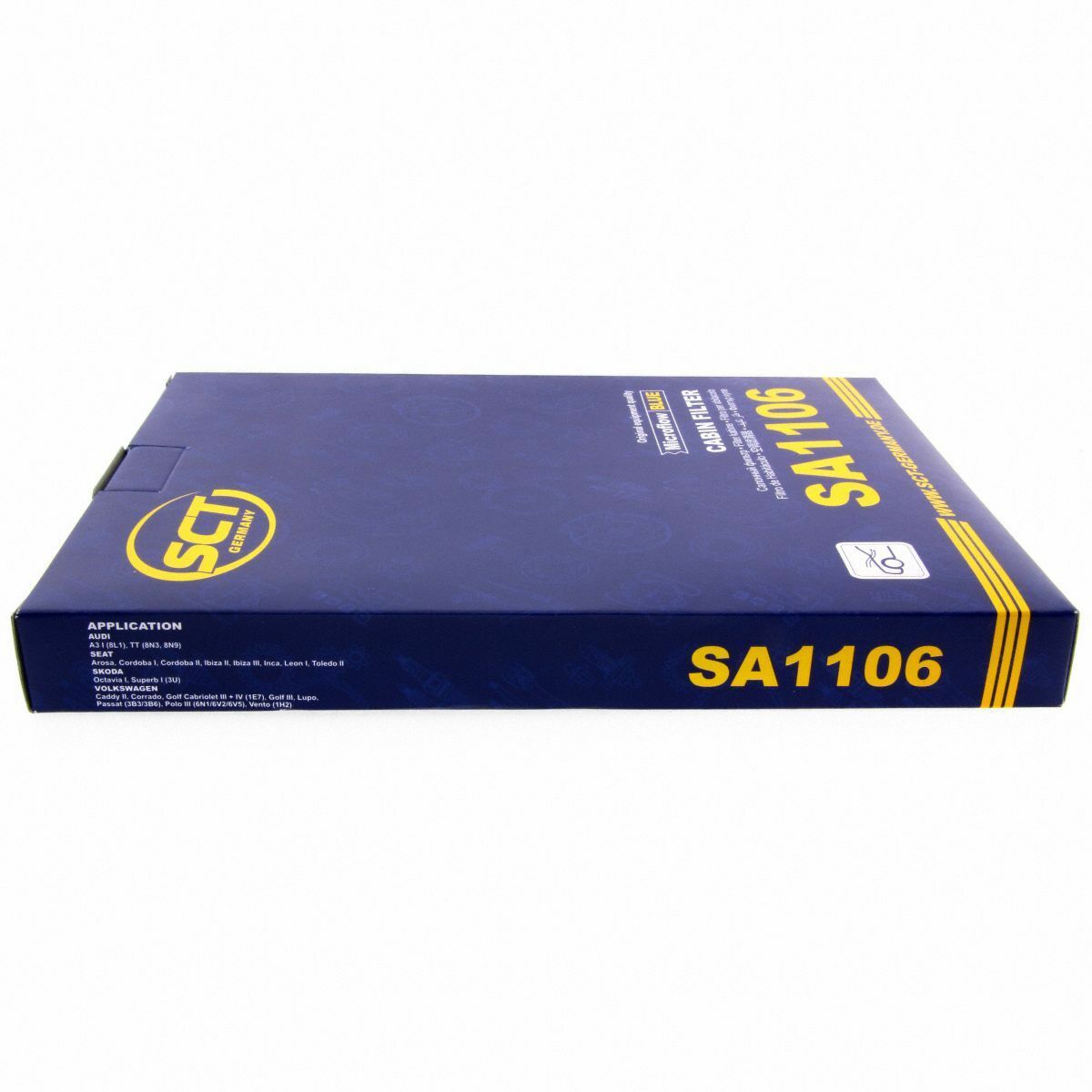 SCT Innenraumfilter Luftfilter SA 1106 Pollenfilter Luft Filter passend für Audi Seat Skoda VW VAG