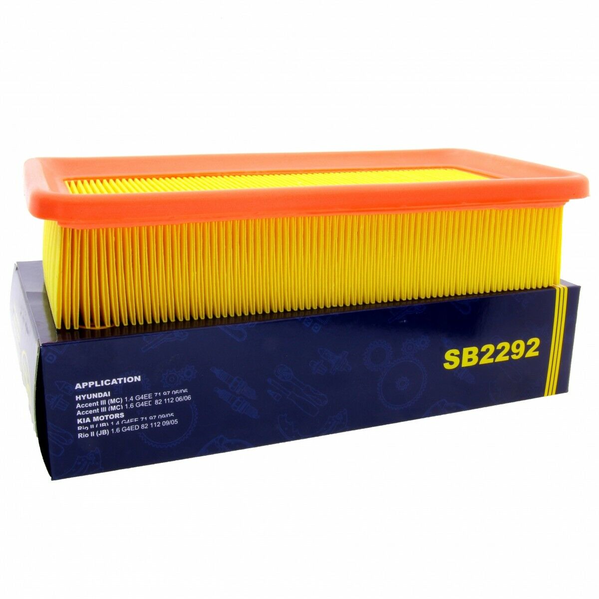 SCT Luftfilter Fahrzeugfilter SB2292 Motorfilter passend für Hyundai Accent III Kia Rio II
