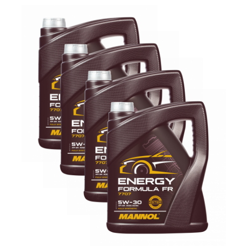 20 Liter (4x5) MANNOL Energy Formula FR 7707 5W-30 API SN ACEA A5/B5 Motoröl