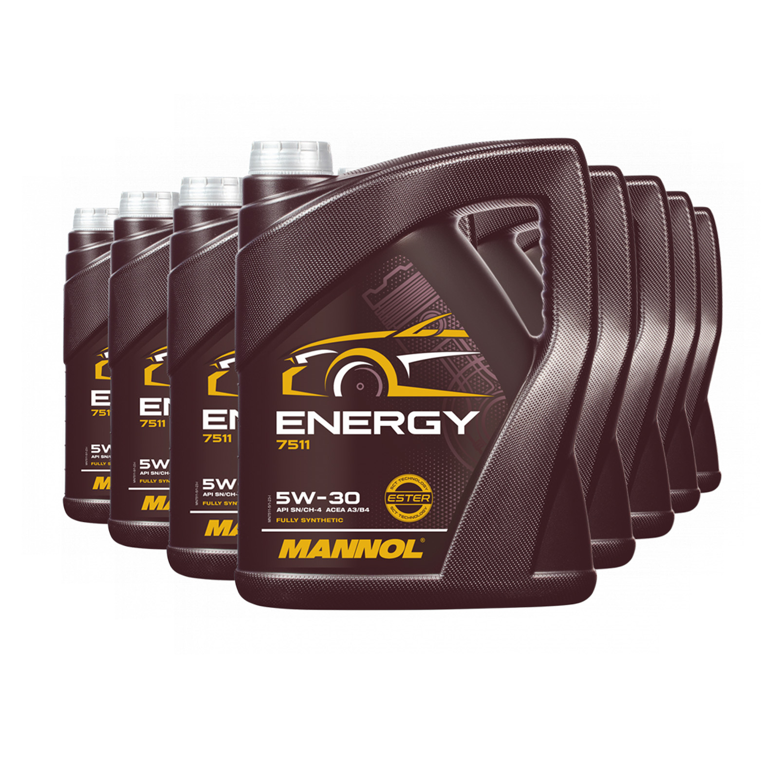40 Liter (8x5) MANNOL Energy 5W-30 7511 API SN/CH-4 MB 229.3 passend für VW 502.00 Motoröl