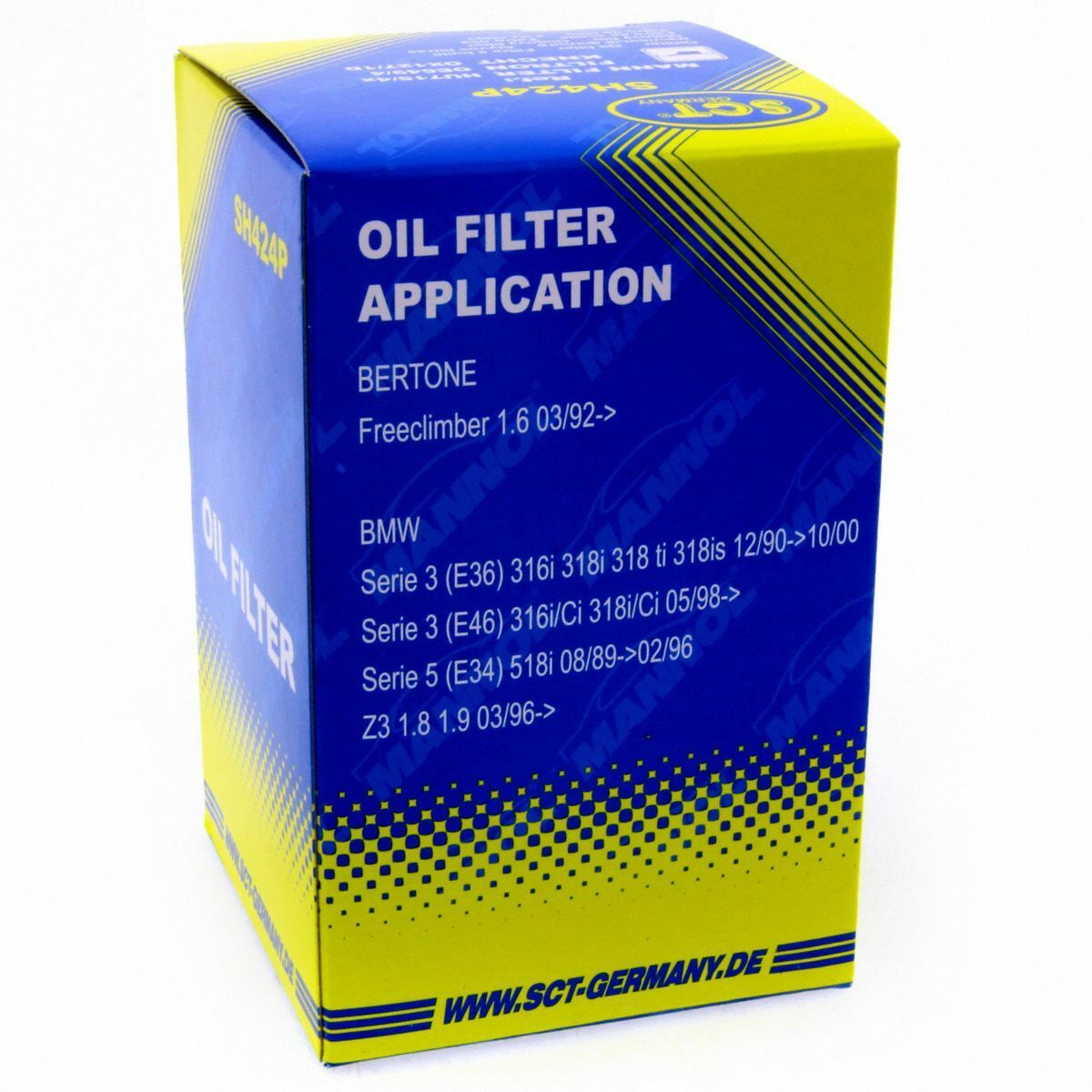 SCT Ölfilter SH 424 P passend für BMW 3er E36 E46 E34 Z3 1.8 1.9 316i 318i 5er E34 518i