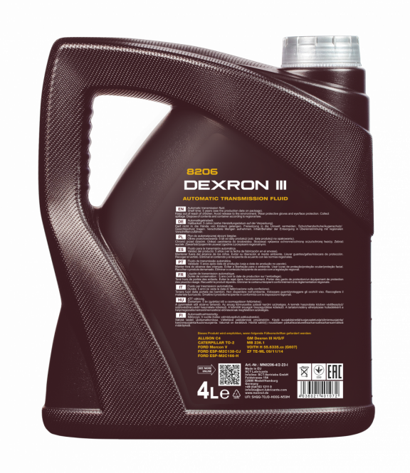4 Liter MANNOL Dexron III Automatic Plus Getriebeöl Automatikgetriebe 4 Liter MANNOL Dexron III Automatic Plus Getriebeöl Automatikgetriebe