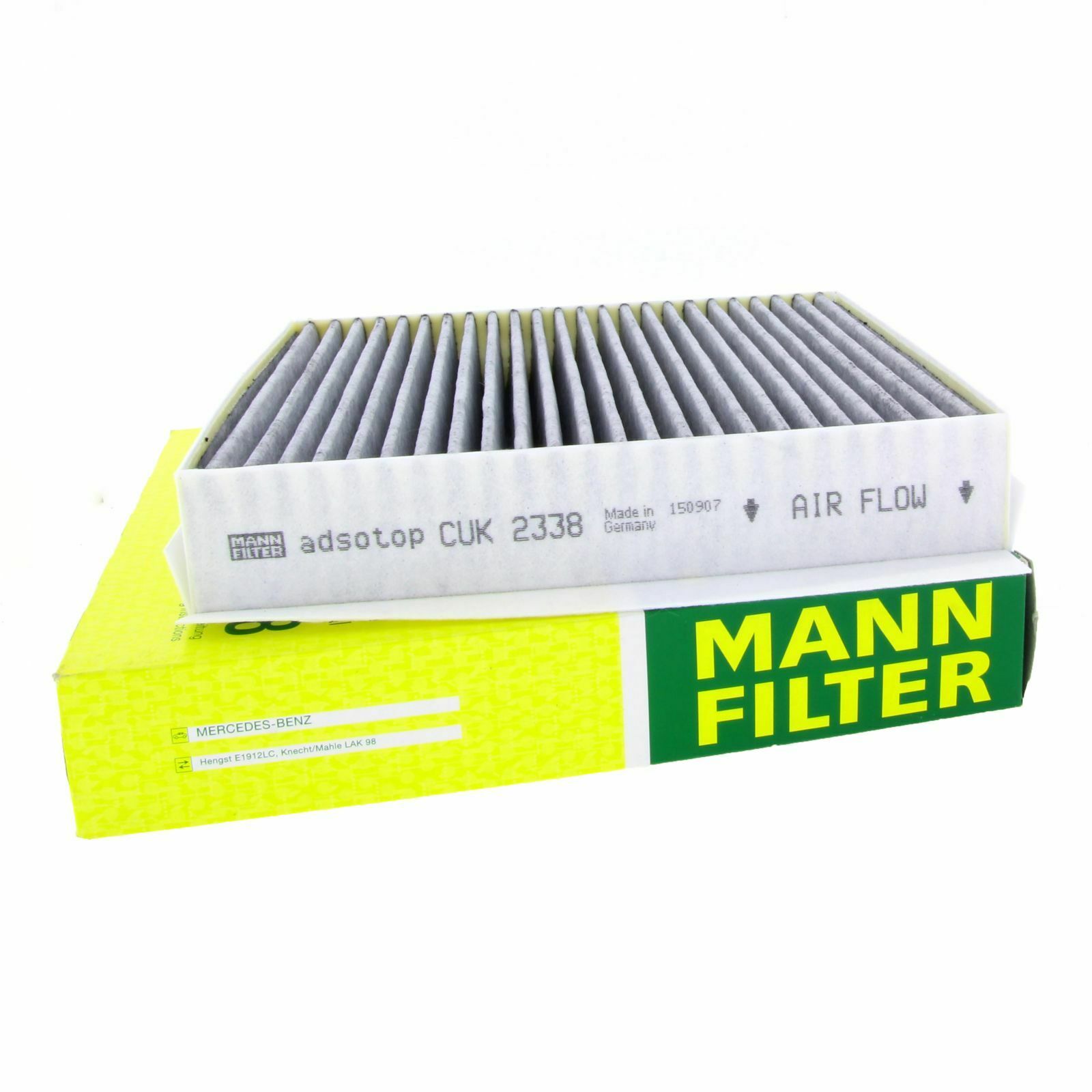 MANN Innenraumfilter Aktivkohle CUK2338 Filter passend für Mercedes-Benz M-Class W163
