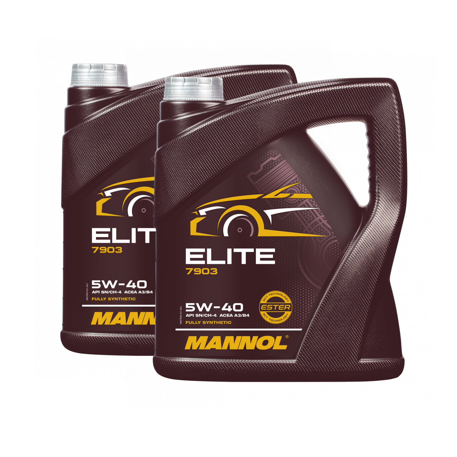 8 Liter (2x4) MANNOL Elite 5W-40 API SN/CH-4 Motoröl 5W40 4036021404103