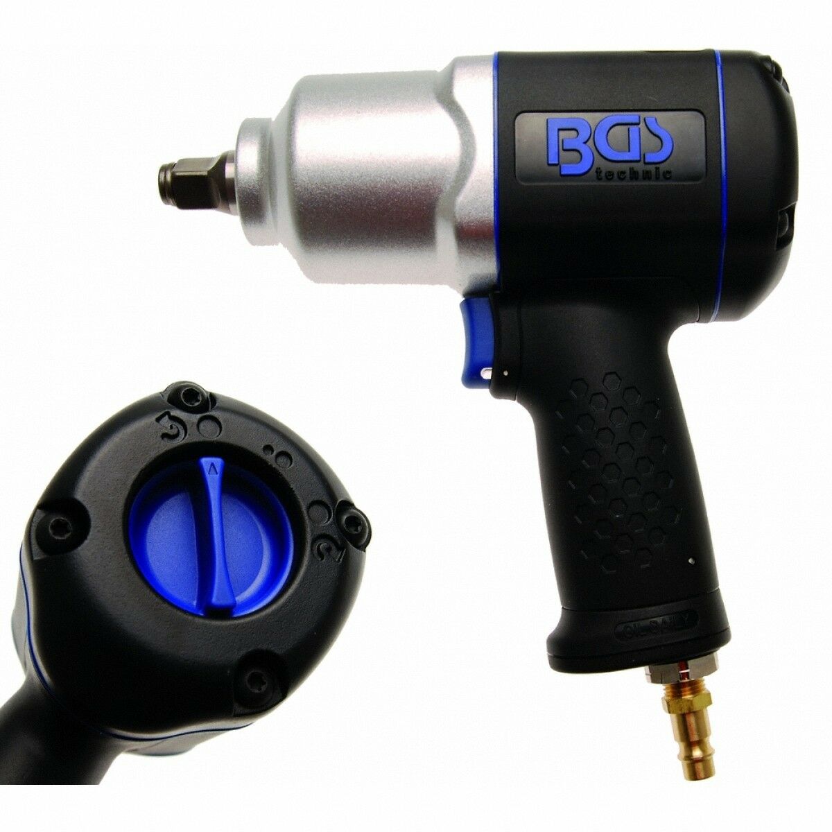 Druckluft-Schlagschrauber 12,5 (1/2), Verbundgehäuse, 880 NM