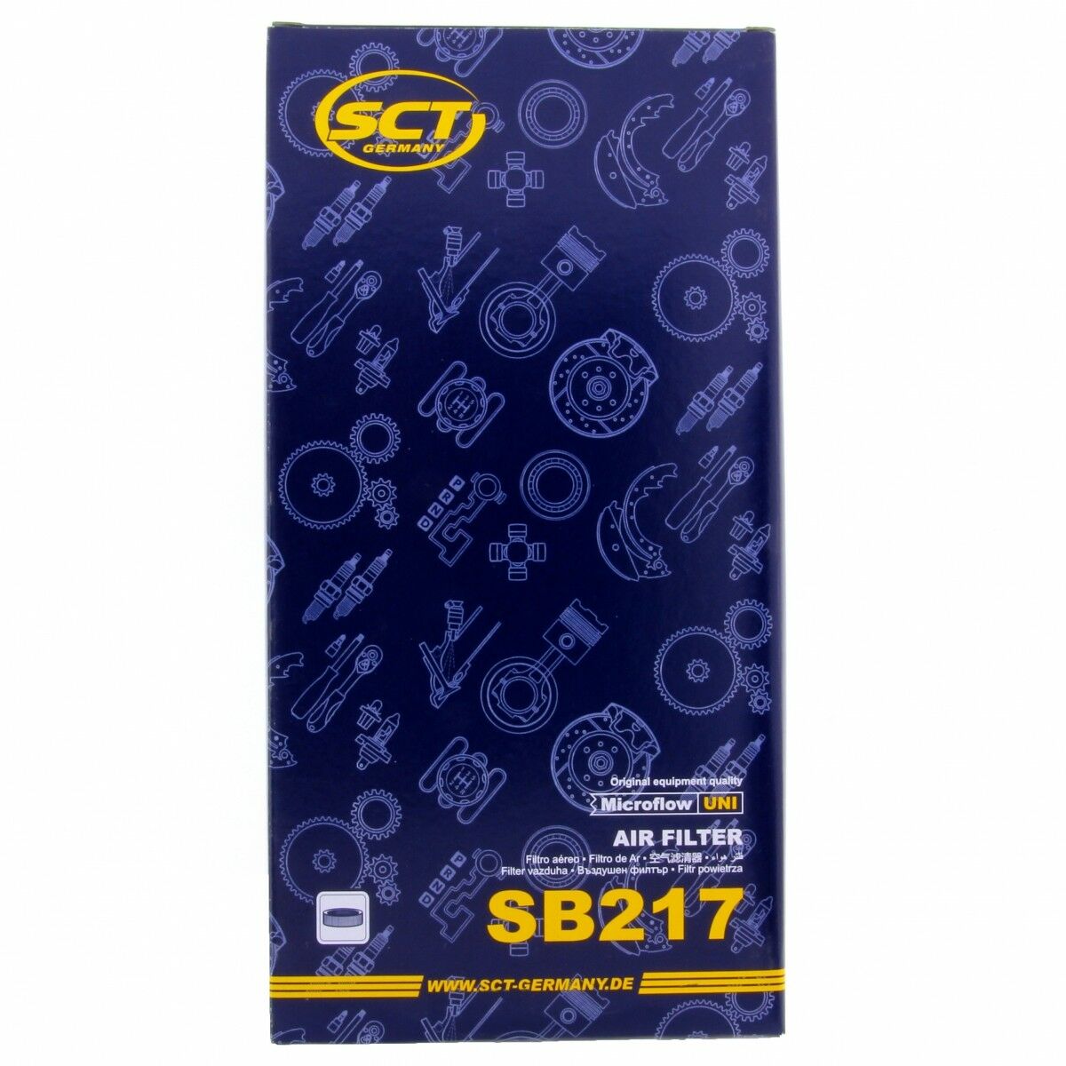 SCT Luftfilter Fahrzeugfilter SB217 Motorfilter Servicefilter Ersatzfilter passend für Toyota