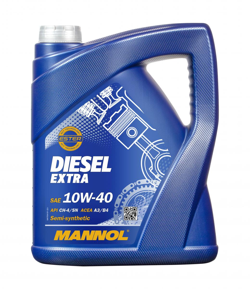 20 Liter (4x5) MANNOL Diesel Extra 10W-40 API CH-4 SL Motoröl 10W40