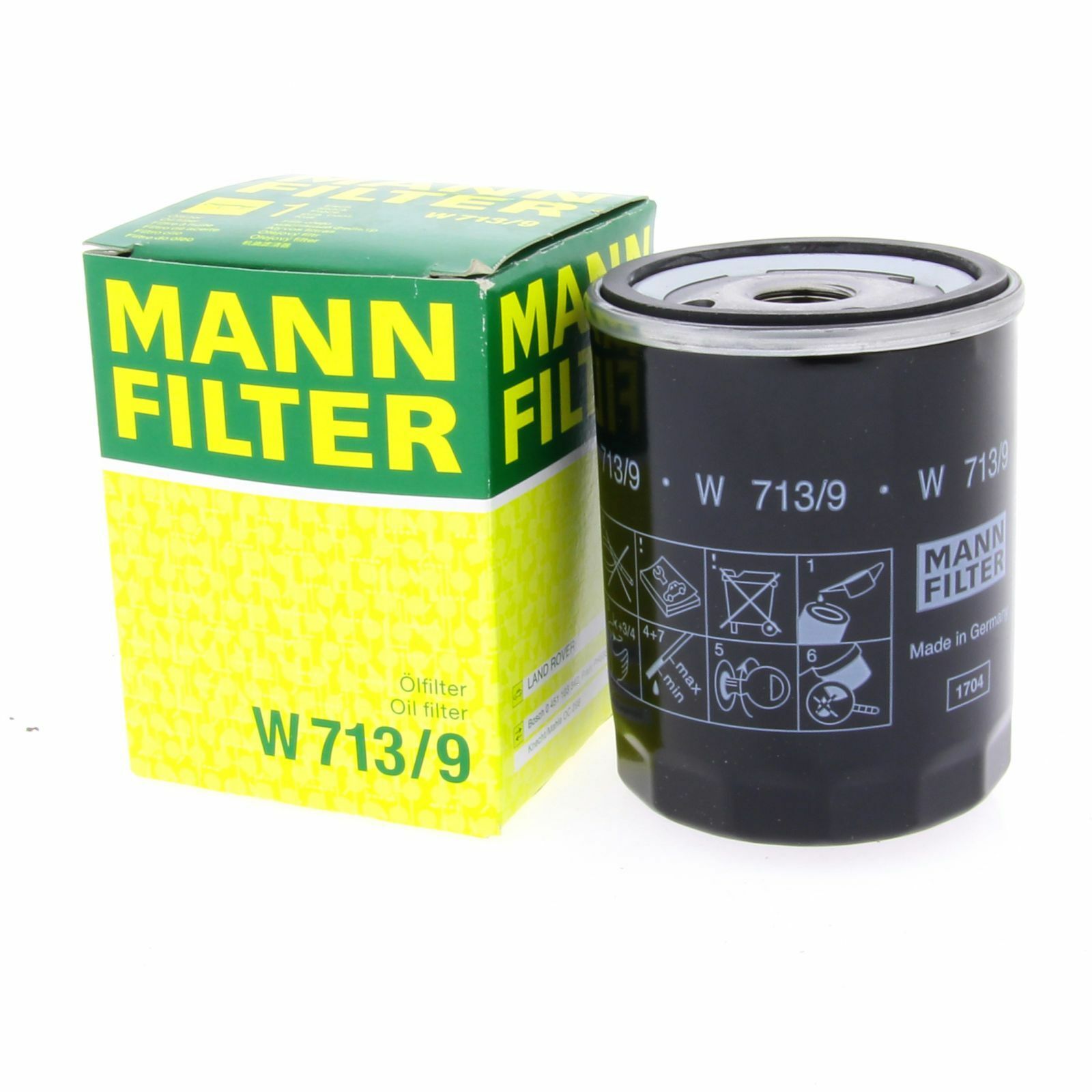 MANN Ölfilter W7139 Filter passend für Land Rover Defender Cabrio LD Defender Pick-up LD_