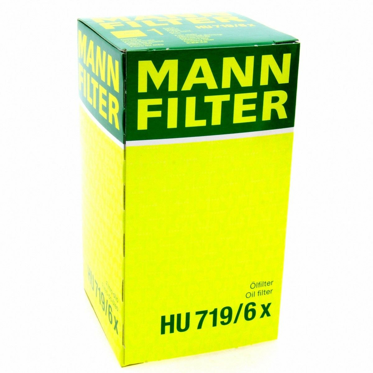 MANN Ölfilter Fahrzeugfilter HU7196X Filter passend für Audi Seat Skoda VW