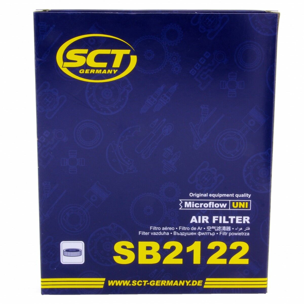 SCT Luftfilter Fahrzeugfilter SB2122 Motorfilter Servicefilter passend für Citroën Xsara 206 Peugeut