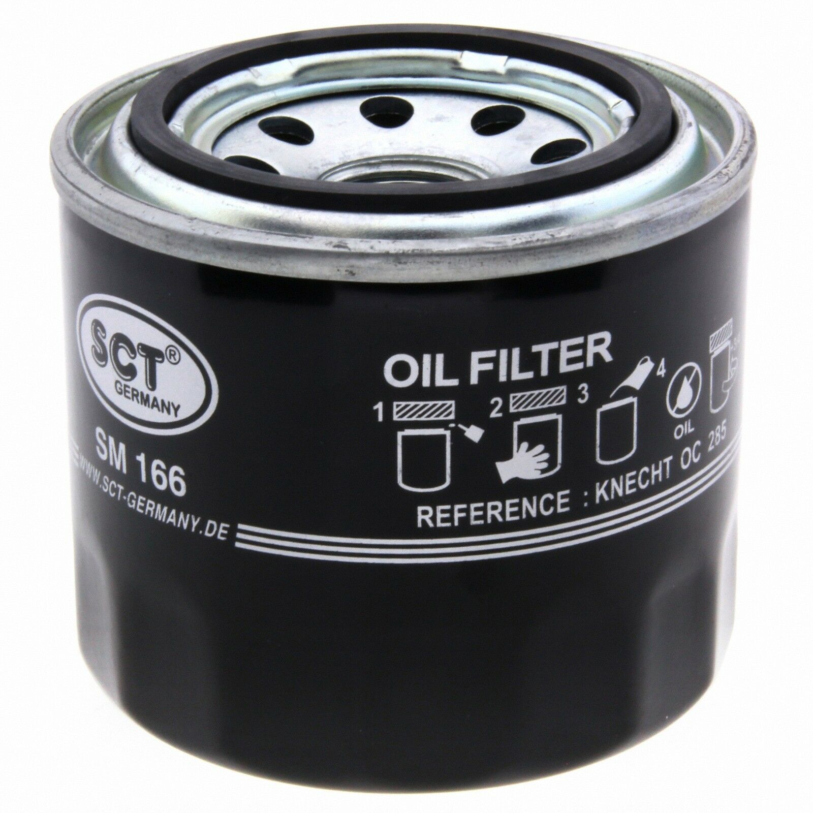 SCT Ölfilter SM166 Filter Motorfilter Servicefilter Anschraubfilter passend für Ford Hyundai Infiniti Mazda Kia