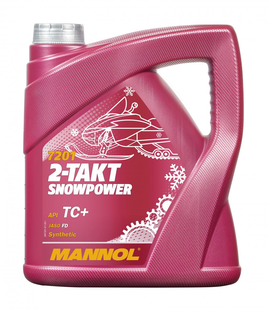 8 Liter (2x4) MANNOL 2-Takt Snowpower API TC+ Motoröl Schneemobilöl