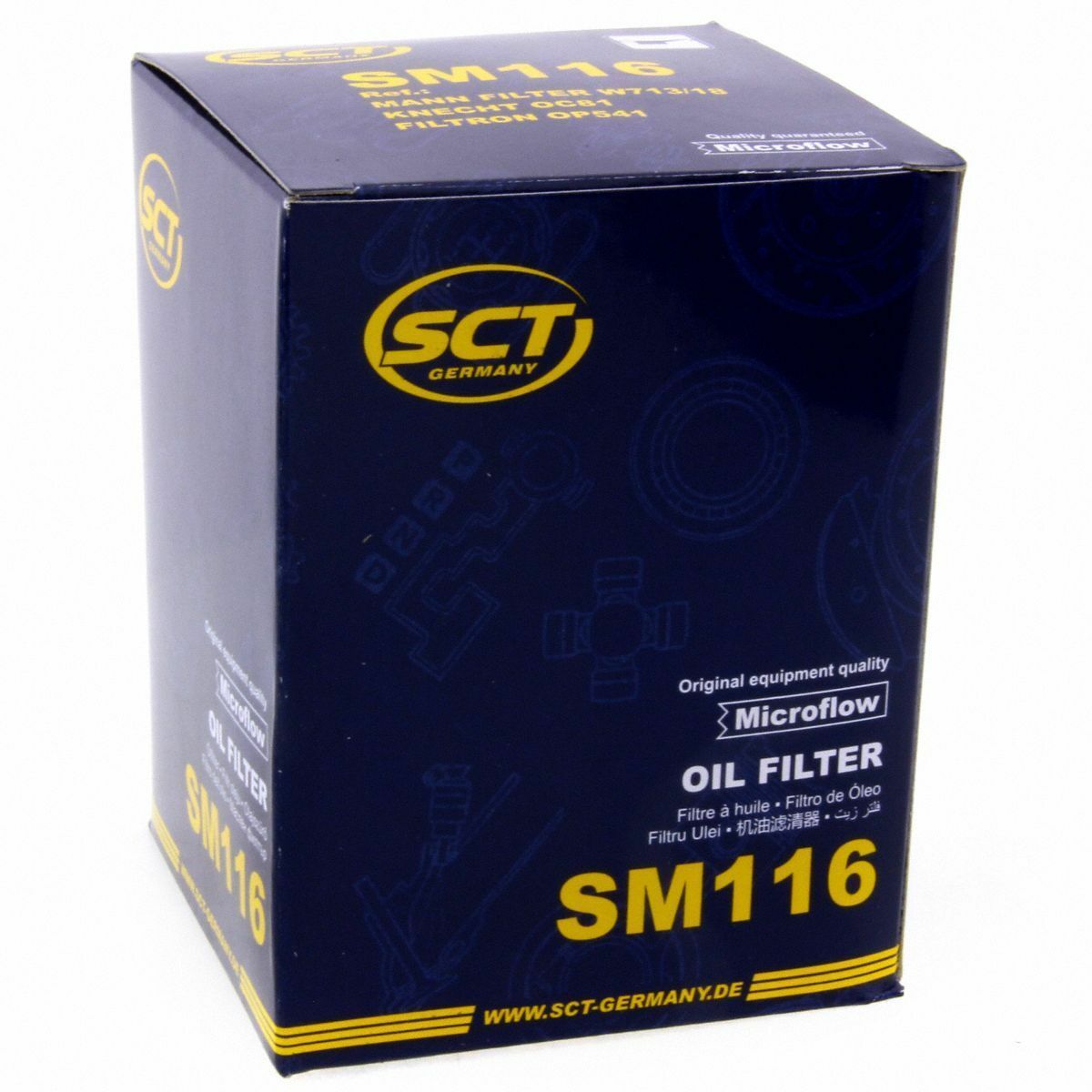 SCT Ölfilter SM116 Filter Servicefilter Anschraubfilter Chevrolet Oldsmobile Opel Rover